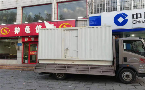 德钦出租发电机施工案例